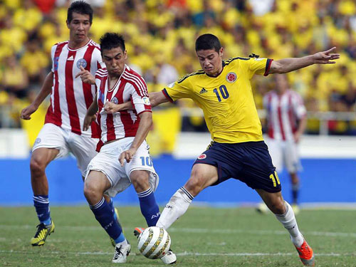 Đội tuyển Colombia lách qua khe hẹp vào World Cup 2018