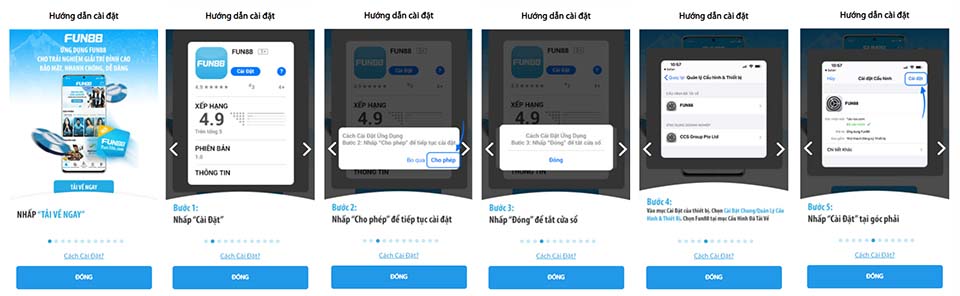 Tài Fun88 mobile cho hệ điều hành IOS